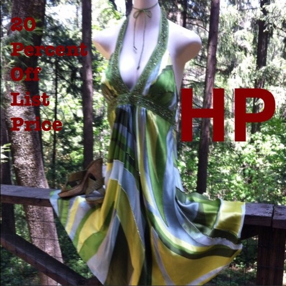 nina austin Dresses & Skirts - Shades of green dress